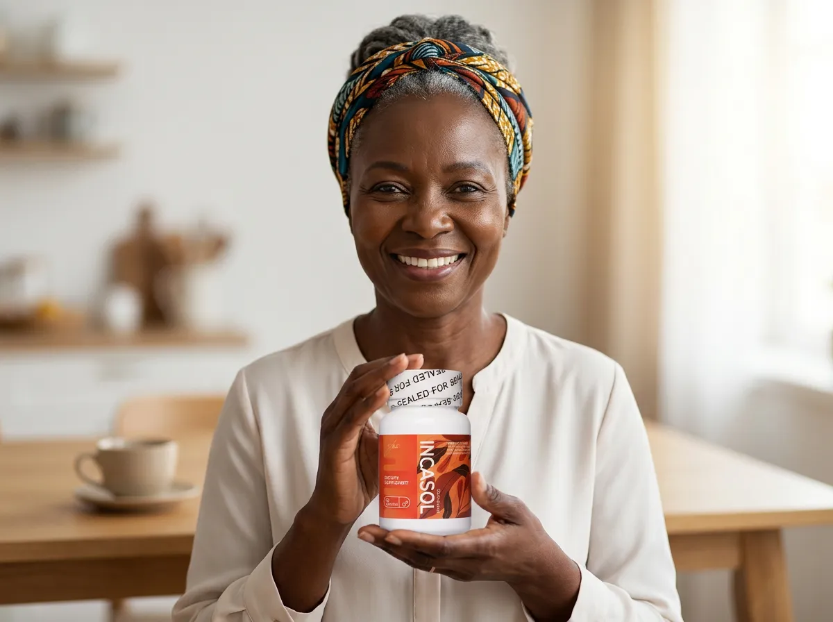 Kenyan grandmother caring for her blood pressure with a natural hypertension remedy